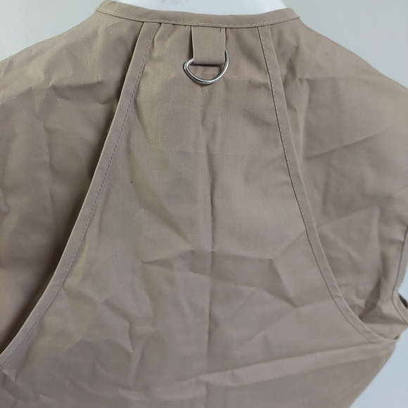 River Run Vintage Tan Fishing Vest Outdoor Gear Men Size Small Waterproof Zip‎ - Picture 11 of 13
